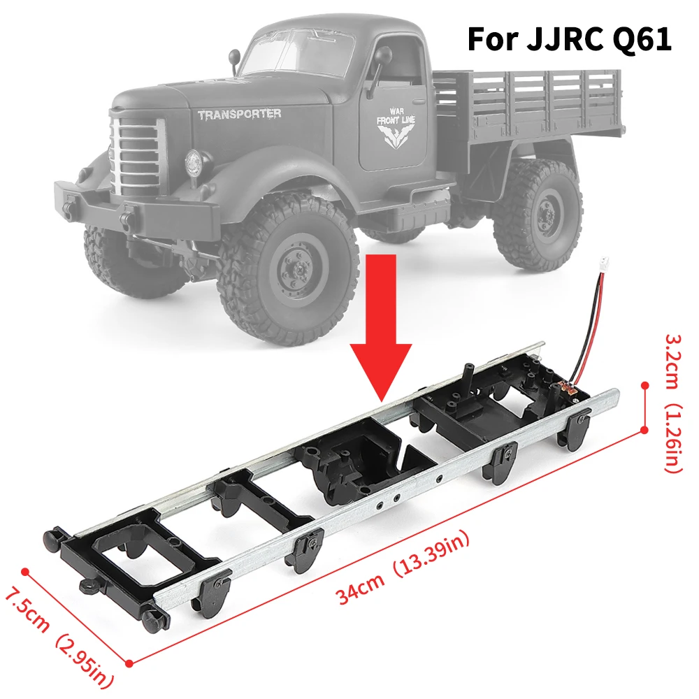 Радиоуправляемая рамка автомобиля шасси JJRC Q60 Q61 4WD 6WD пульт дистанционного