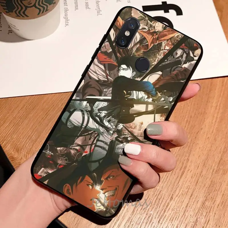 

Japan anime attack on Titan Phone Case For Xiaomi Redmi note 7 8 9 t max3 s 10 pro lite coque shell cover funda