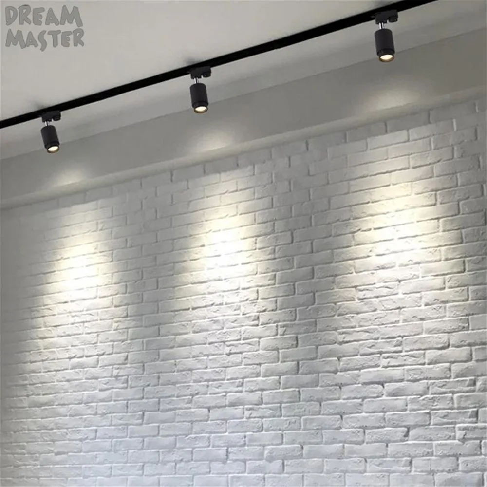 Скандинавский светодиодный Трековый светильник с регулируемым фокусом от 15 до 60