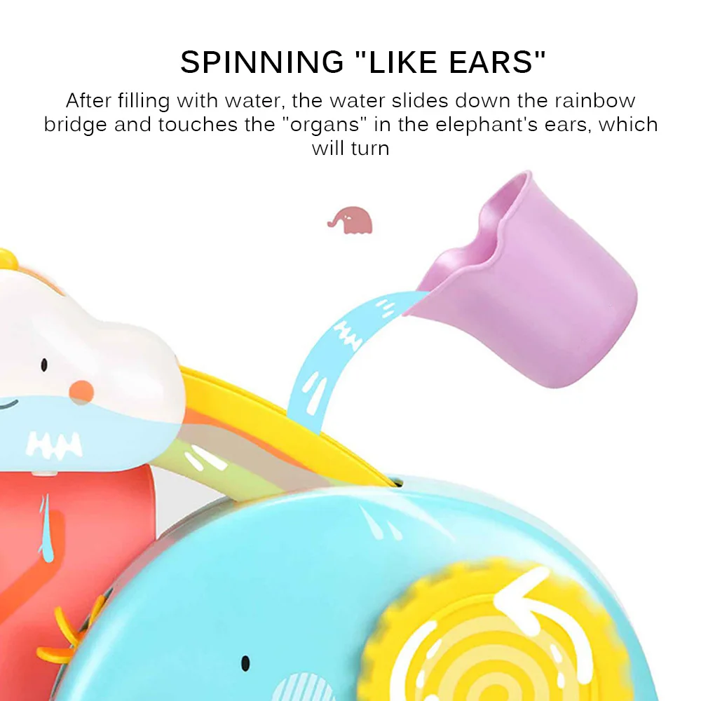 

Bath Toys Pipeline Water Spray Shower Game Elephant Bath Baby Toy For Children Swimming Bathroom Bathing Shower Kids Toy