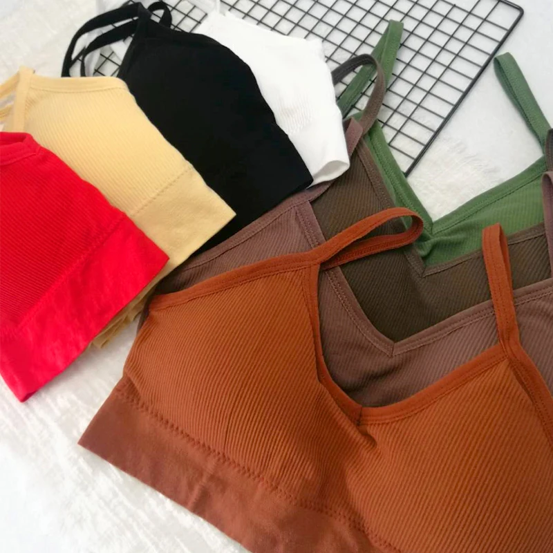 Бюстгальтер женский с открытой спиной спортивный Бралетт чашками пуш-ап