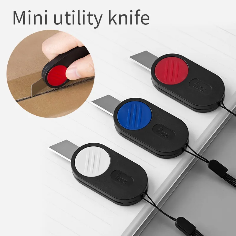 Fizz Mini Универсальный канцелярский нож трехцветные Портативные Ножи для