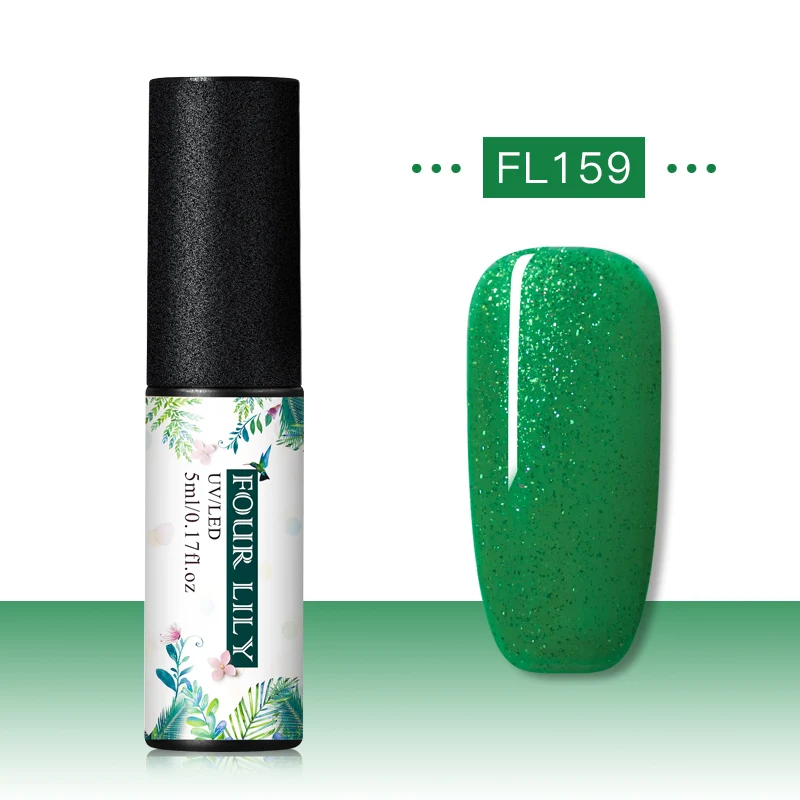 CS06930 Четыре лилии Гель-лак набор УФ Vernis Полупостоянный праймер верхнее покрытие 5 мл цветной гель для ногтей лак Nagellak Soak Off лак - Цвет: CS06930