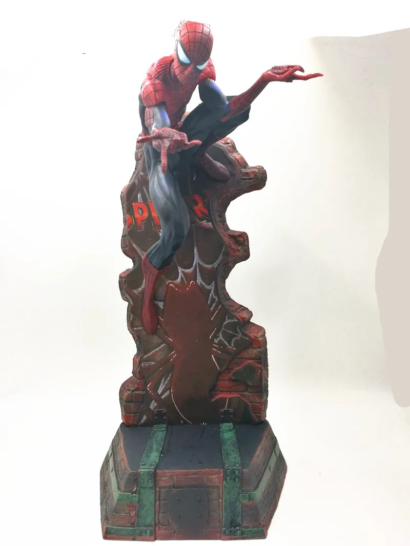 Marvel Сумасшедшие игрушки Человек Паук Удивительный паук ПВХ фигурка