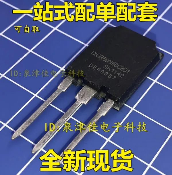 

New original IXGR60N60C2D1 TO-3P 5pcs/lot