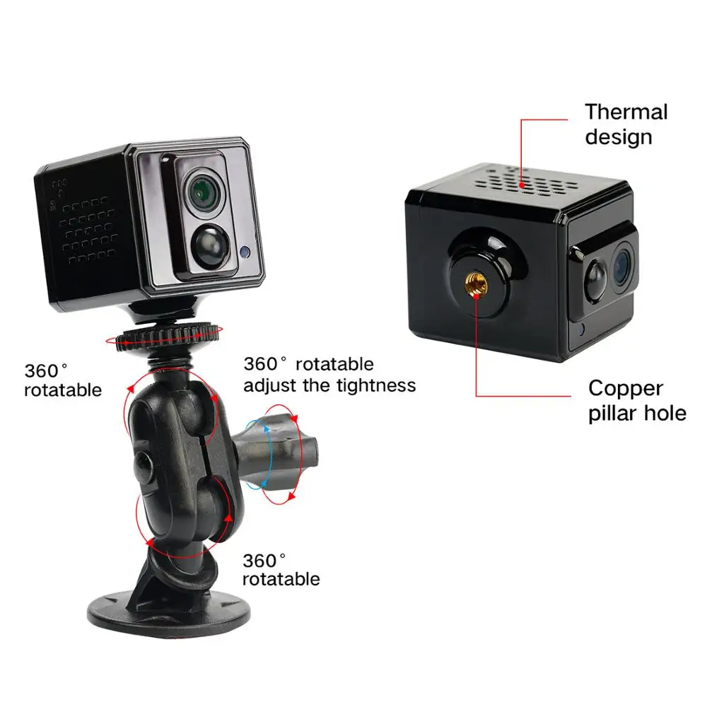 

1080P Wireless Video Surveillance IP Camera Mini HD Wifi Motion Detection Long Standby Home Security Camera IR Night Vision Cam
