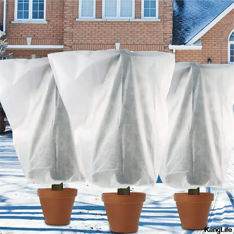 Покрытие для растений защитный мешок защиты от мороза двора сада маленького