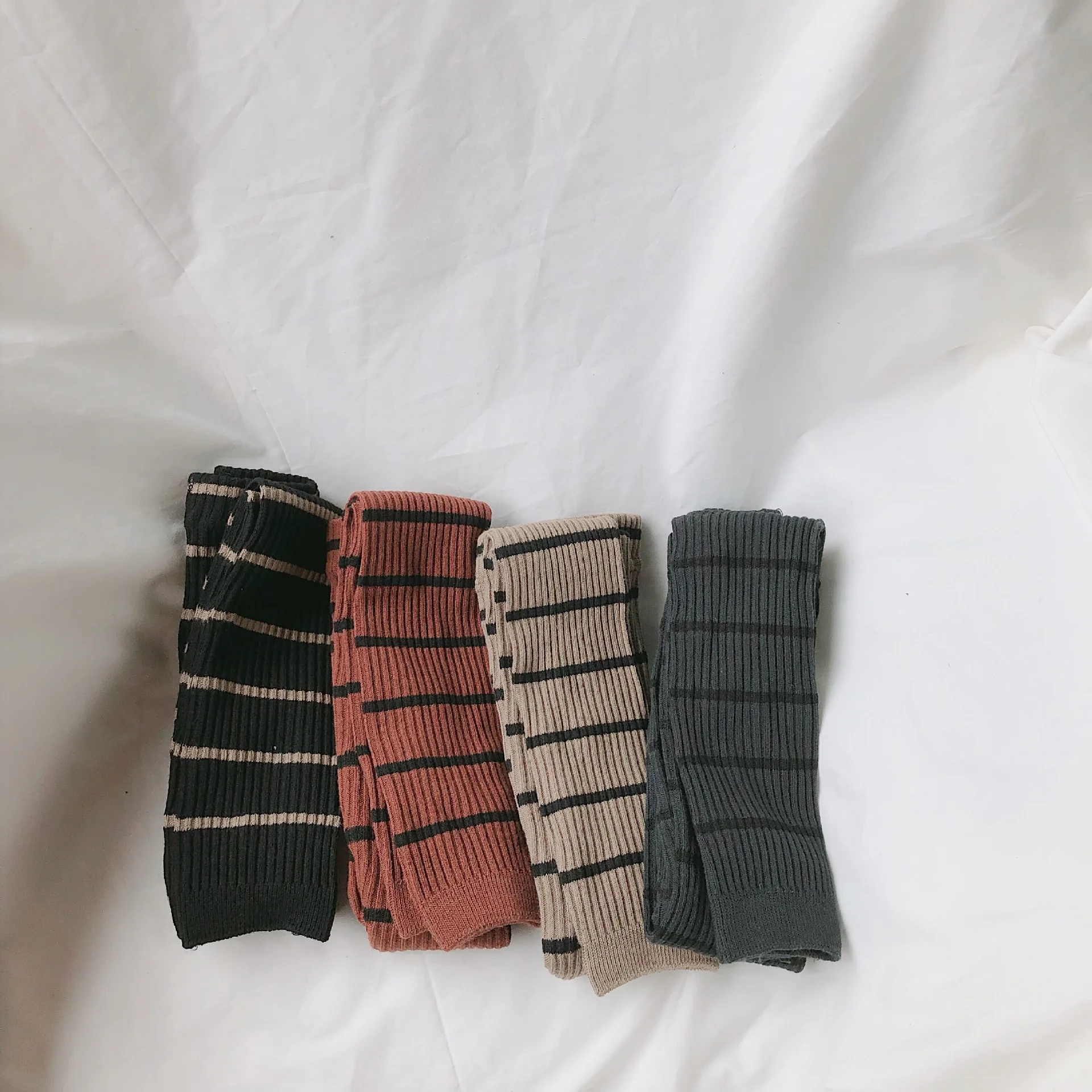 Колготки для новорожденных и маленьких девочек Теплые хлопковые колготки