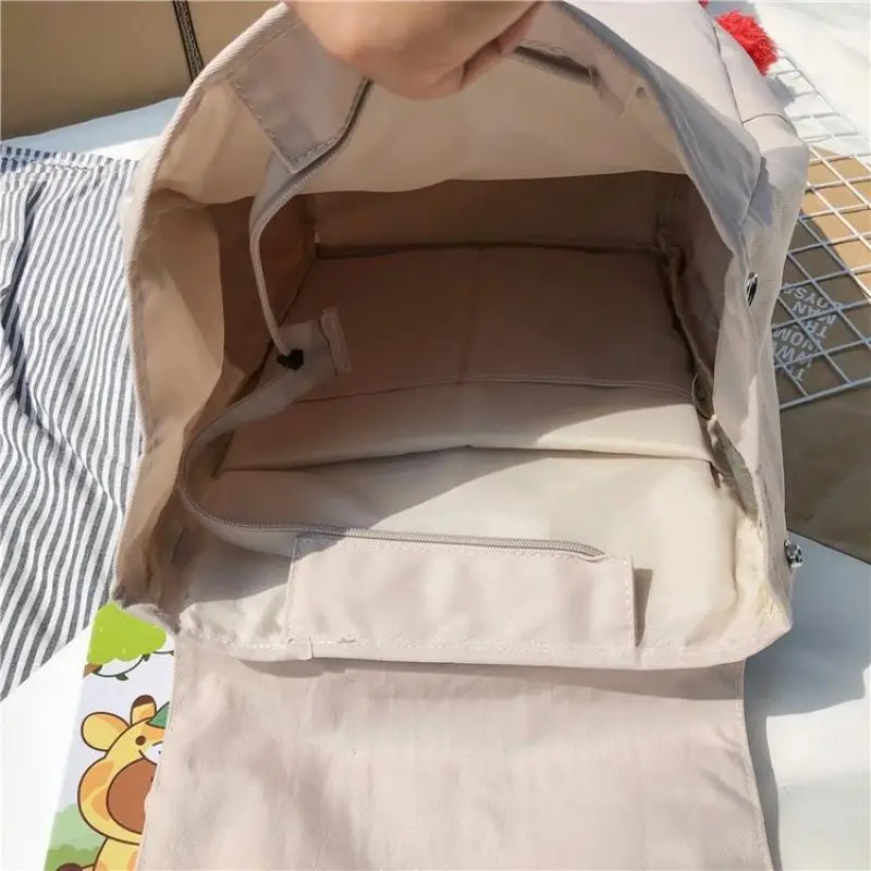 

2020 New Trendy Backpack Women Schoolbag for Teenage Girls Solid Color Book Bag Travel Backpack Female Ladies Students Rucksack