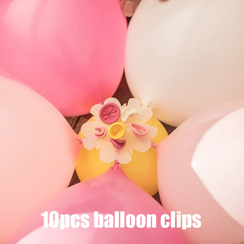 10pcs Balloon Clips Высота 103 см, настольный шар, подставка, набор для дня рождения, украшения, шар, палочка, подставка, украшения для свадьбы, дня рождения, детский Sh - Цвет: 10pcs Balloon Clips