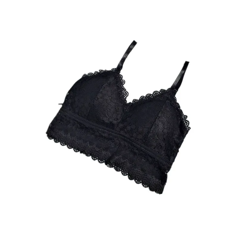 

Push Up Sexy Lace Tube Top Bralette Bandeau Underwear Bra Adjusted StrapsBrassiere Ropa interior sujetador Sous vetements femmes