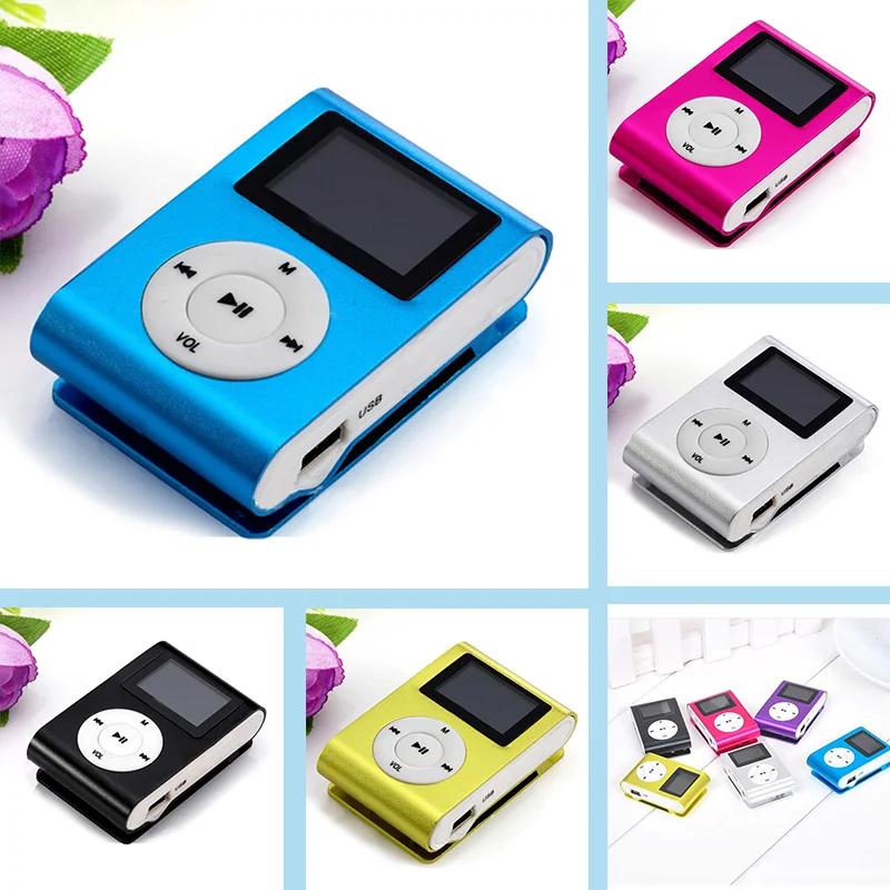 

Mini MP3 Player Portable Clip MP3 Music Player With LCD Screen Support 32GB Micro SD TF Card Fashion Sport Music Player Walkman