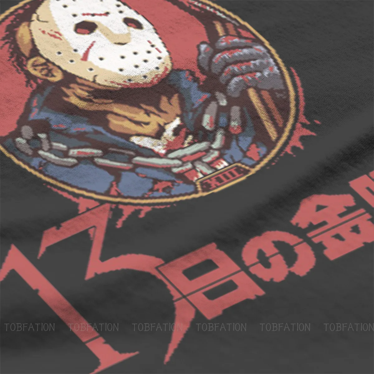 Классическая Летняя хлопковая Футболка с воротником стойкой принтом из фильма