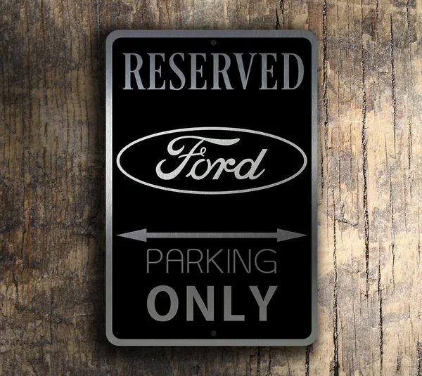 

Retro Vintage Tin Sign Ford Reserved Parking Sign Decor Garage Shop
