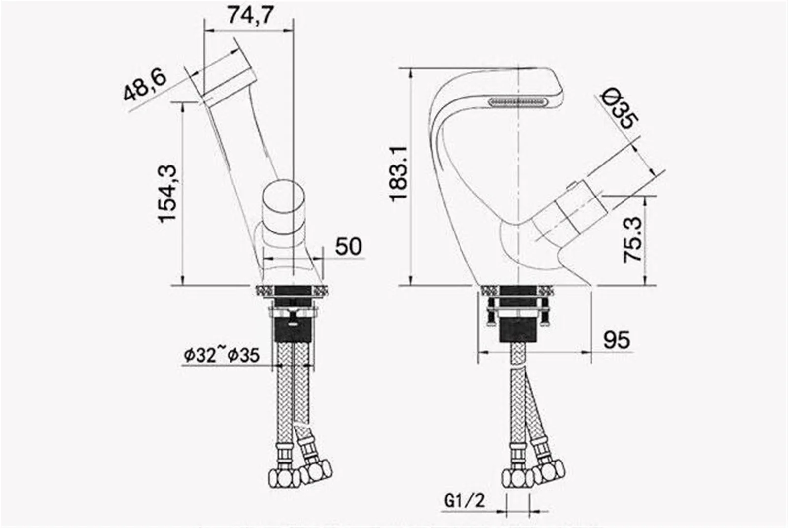 

Basin Faucets Torneira Faucet Hot And Cold Bathroom Light Luxury Counter Basin Faucet, Durable Torneiras Do Banheiro