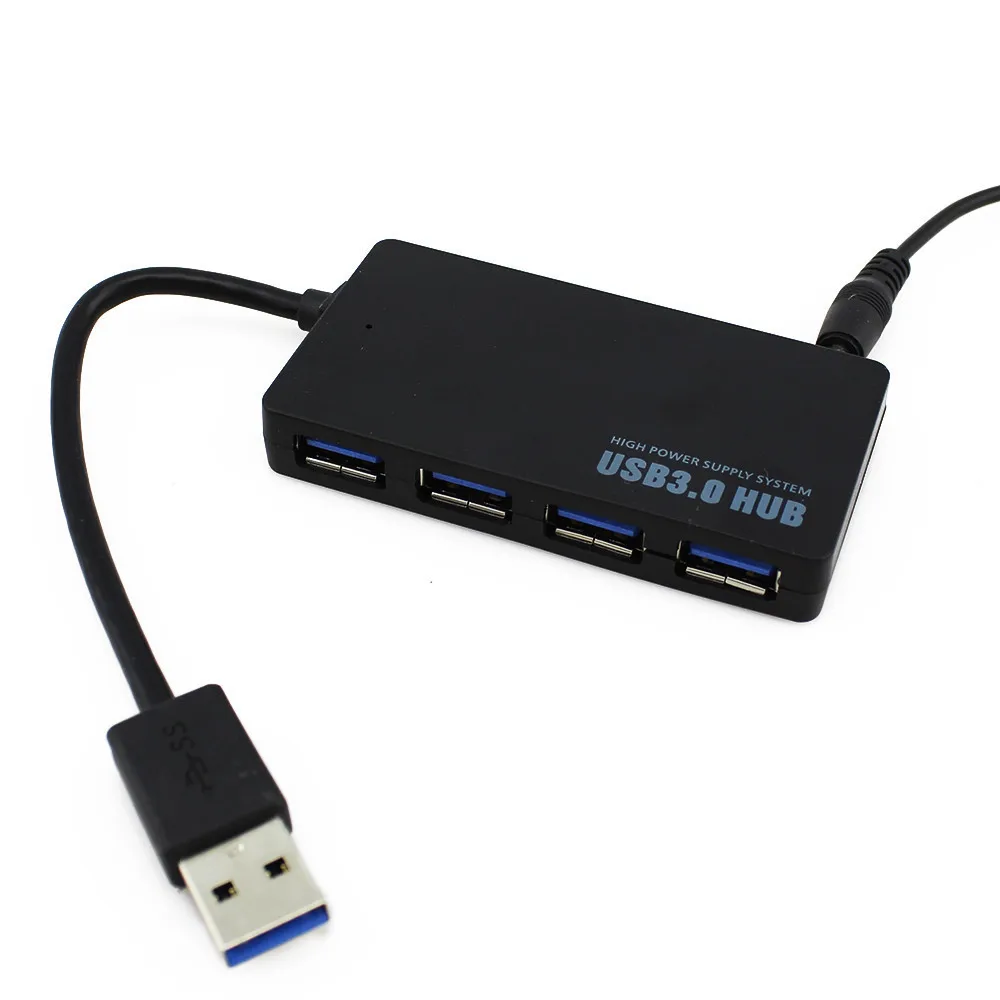 CHYI USB 3,0 хаб мульти в одном 4 порта USB3.0 хаб сплиттер с внешним адаптером питания комбо ПК Аксессуары для компьютера Macbook