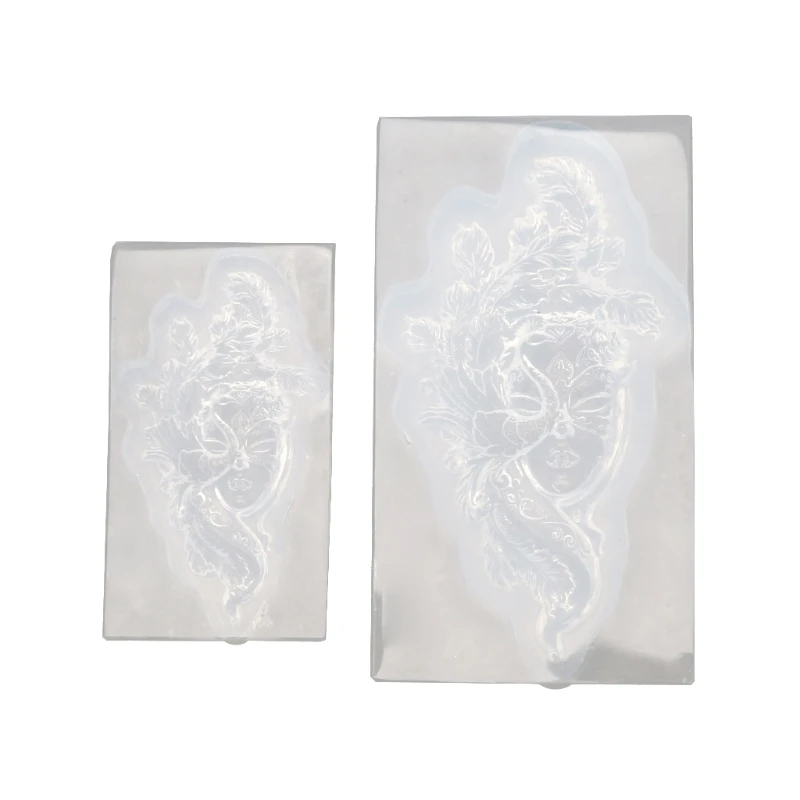 

DIY A Dancer In A Mask Epoxy Resin Casting Mold Fairy Goddess Dancing Girl Charm Pendant Silicone Resin Mold Craft Tools