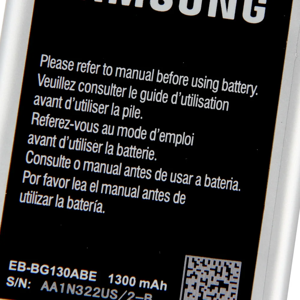 Оригинальная запасная батарея SAMSUNG аккумулятор для Samsung Galaxy Star 2 Pro Star2 G130 1300 мАч с
