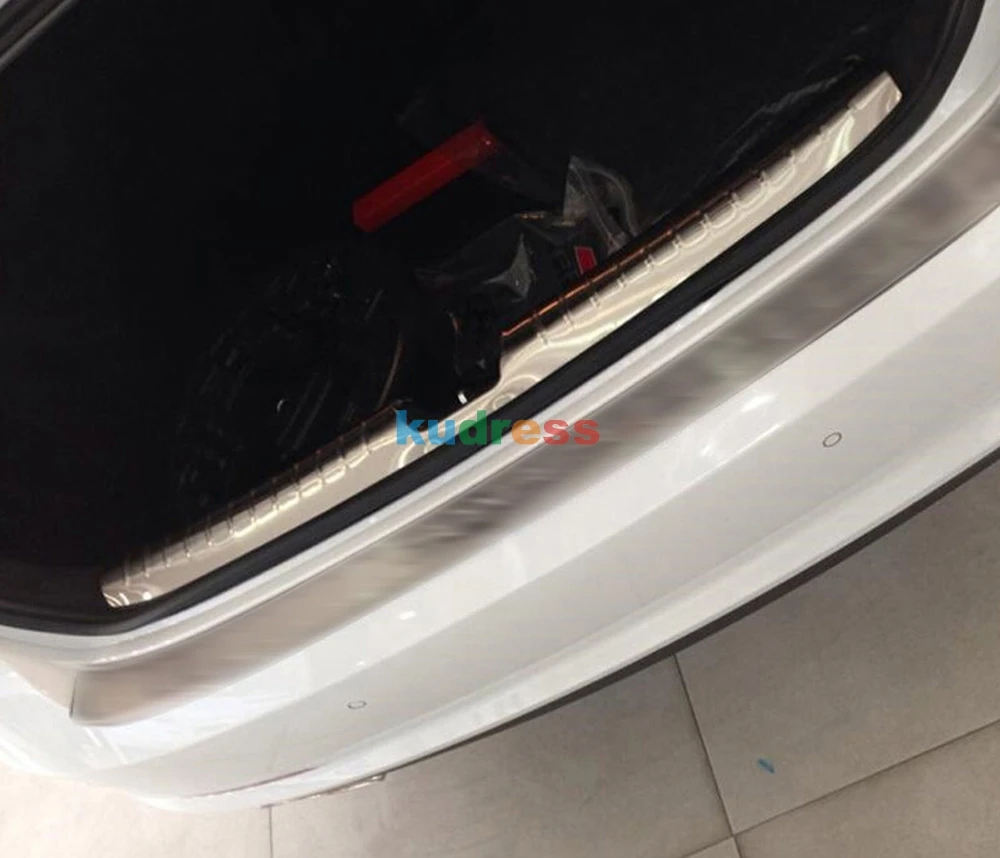 Для hyundai Sonata Нержавеющая сталь Внутренний Задний бампер протектор пороги крышка багажника протектора Накладка порога педаль отделка