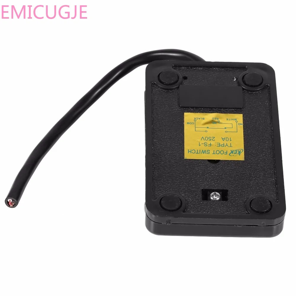 Электрическая педаль управления Вкл/Выкл 10 см шнур для универсальной швейной
