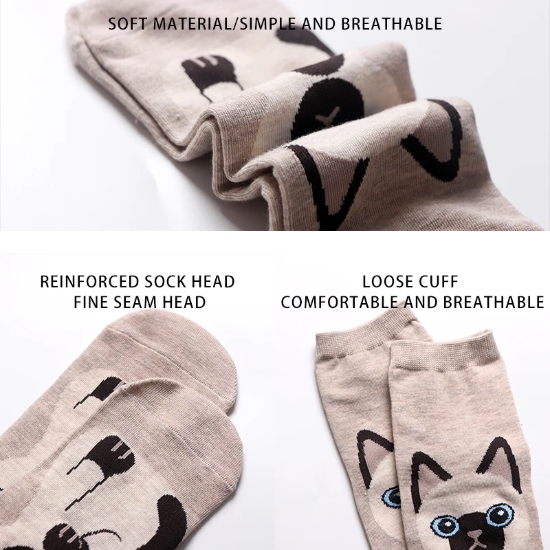 1 пара носков женские высококачественные Смешные Носки с рисунком щенка Школьные