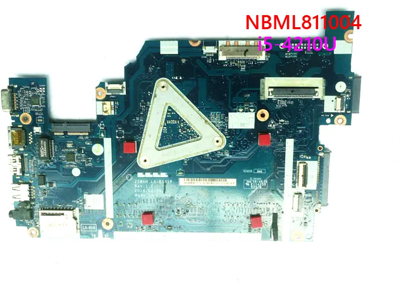 Материнская плата для ноутбука Acer Aspire Φ с резьбой 1 7 ГГц NBML811004 NB.ML811.004 | Компьютеры