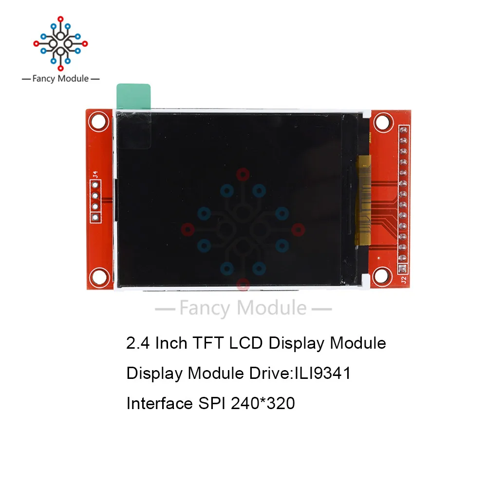 2 4 дюймовый TFT цветной экран ЖК дисплей модуль привода ili9341интерфейс SPI 240*320|sd micro