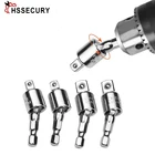 Переходник для электродрели, с шестигранным хвостовиком на квадратный, с возможностью поворота на 14 дюйма, 38 дюйма, 12 дюйма