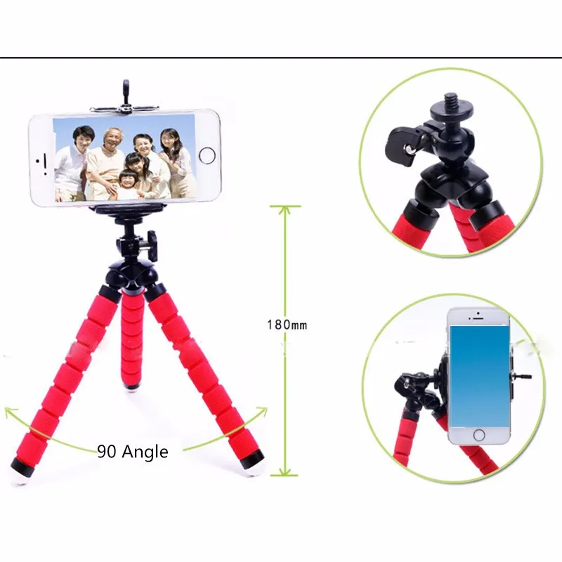 Гибкий штатив Осьминог ANJIRUI для цифровой камеры держатель Go pro подставка