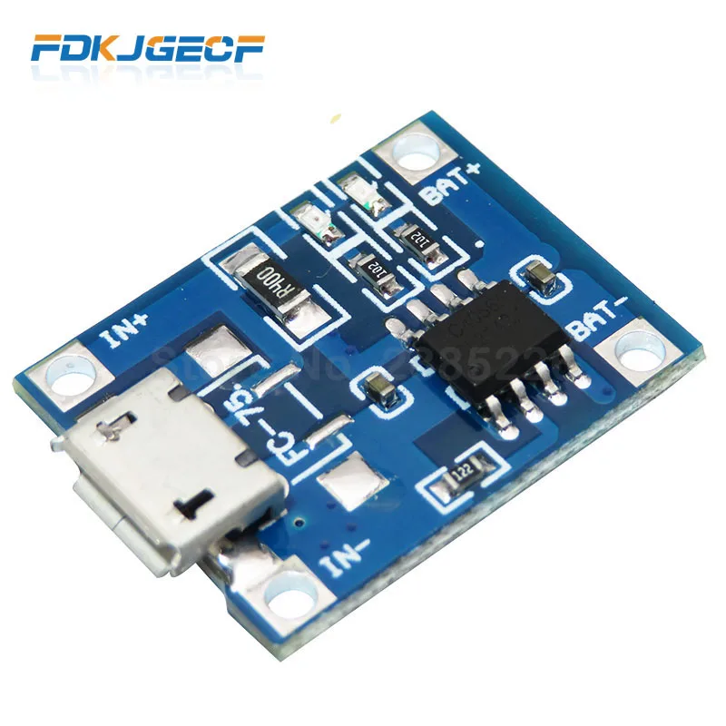 1 шт. зарядная плата 5 в а с Micro USB 18650 для литиевой батареи модуль зарядного
