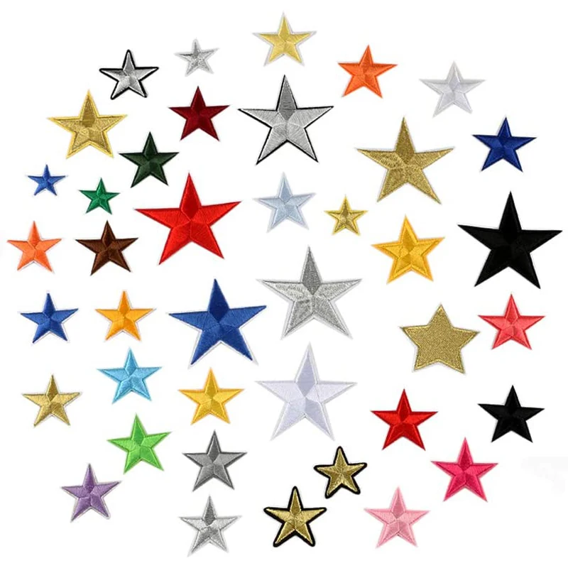 Пятиконечная звезда с вышивкой в виде пентаграммы аксессуары для шитья