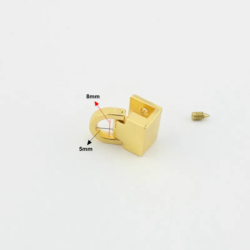 4 цвета глубокая Золотая сумка квадратная ластовица зажим застежка пряжка винты