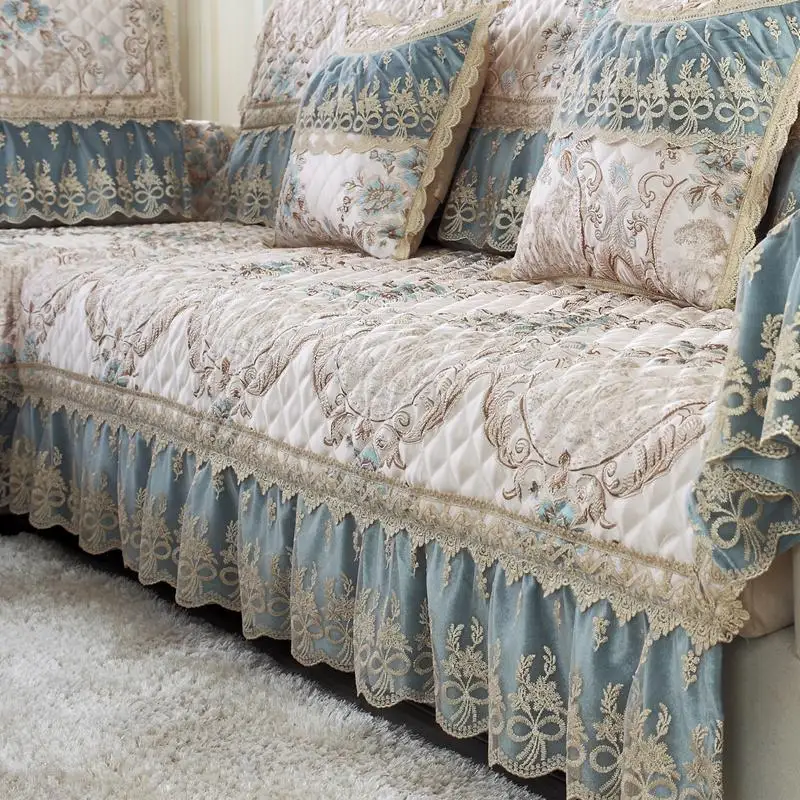 Кружевная диванная подушка в европейском стиле всесезонное обычное