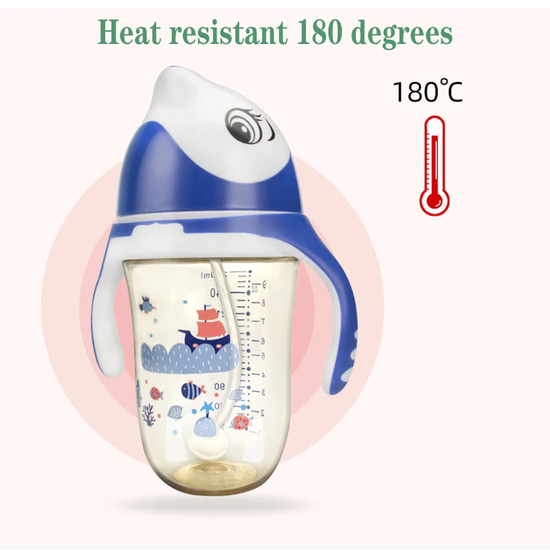 Детские PPSU 280 мл бутылочки для кормления и соски поилки Бутылочки молока кормящих