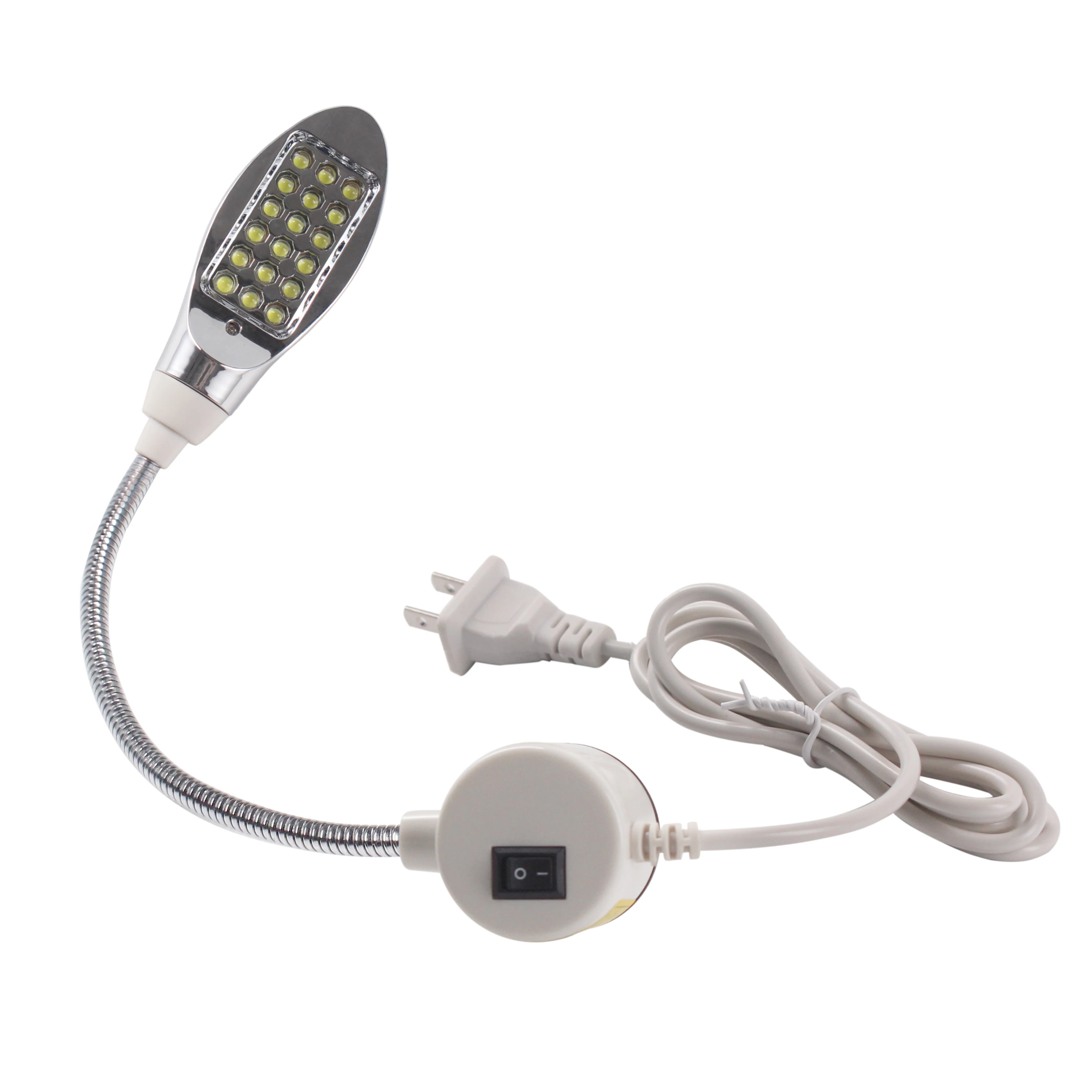 

5W 18 LED Super Bright Sewing EU/US Plug Clothing Machine Night Light Flexible Work Lamp light for Workbench Lather Drill Press