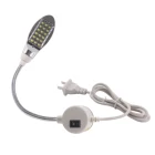 Ночной светильник для одежды, 5 Вт, 18 светодиодов, для шитья, вилка ЕССША, гибкий, рабочий светильник для верстака, пены, сверлильного станка