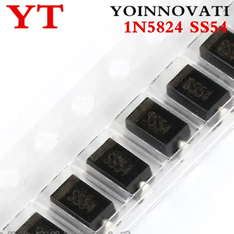 

100pcs/lot 1N5824 SS54 SMB 5A 40V DO-214AA IC New original