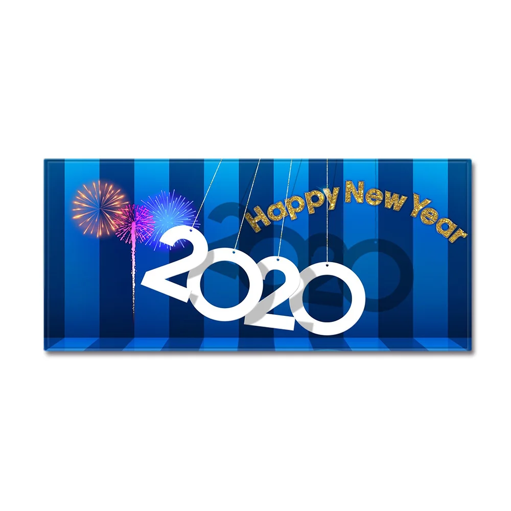 Новогодний кухонный коврик Zeegle для замены нескользящий напольный прихожей