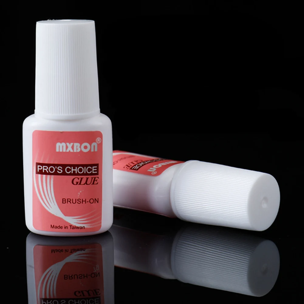 Transparent Non-marking Adhesive Nail Glue False Tips Sticky Gel with Brush | Красота и здоровье