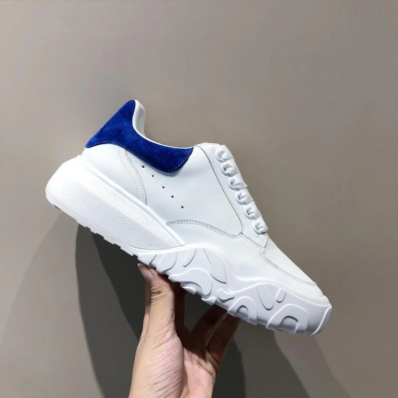 

2021 new fashion women's sports shoes luxury brand shoes comfortable color matching hot sale shoes leather sports black shoes