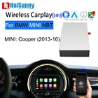 Беспроводной автомобильный интерфейс CarPlay MMI Android для BMW Mini Cooper F54 F55 F56 F60 2013-2016 NBT MuItimedia iOS навигация