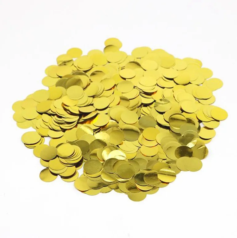 Confetti gold 10g 1 пакет 100 шт радужные цветные натуральные перья прозрачные bobo конфетти для воздушного шара аксессуары детские праздничные вечерние аранжировки - Цвет: Confetti gold 10g
