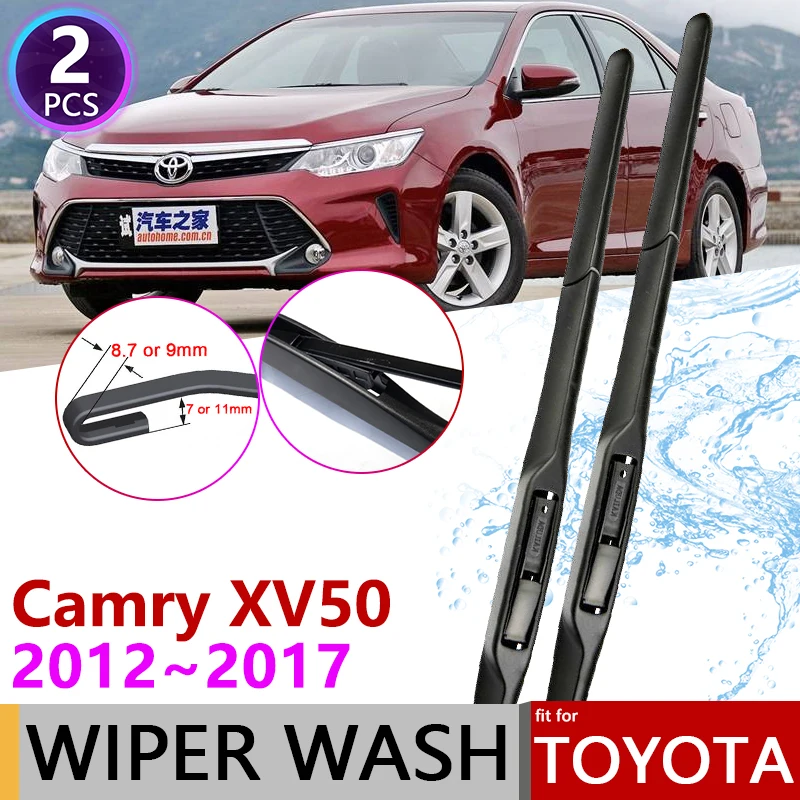 

Car Wiper Blade for Toyota Camry 50 XV50 2012~2017 Front Windshield Windscreen Brushes Car Goods 2016 2015 2014 2013 XV 50
