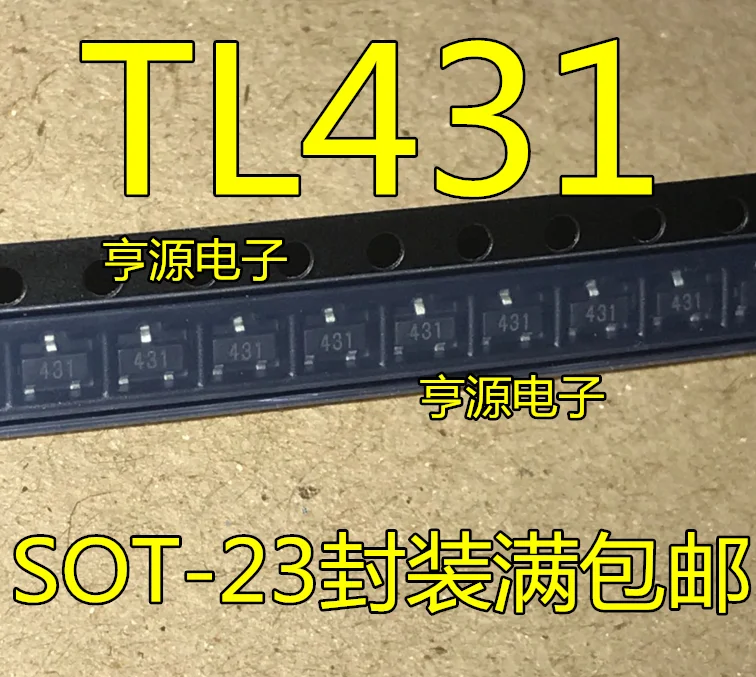 

50 шт. TL431 SOT TL431A SOT-23 431 SOT SMD новый регулятор напряжения IC