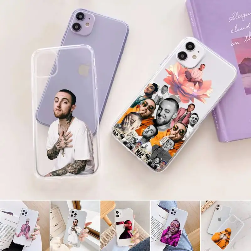 

Macs Miller Phone Case For iphone 12 11 mini x xs xr pro max 8 7 6s 6 5 5s 5c se plus Transparent soft