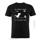 Футболка мужская с забавным кодеком, хлопковая рубашка с программатором эволюции, топы с программатором для компьютерных и программных составляющих