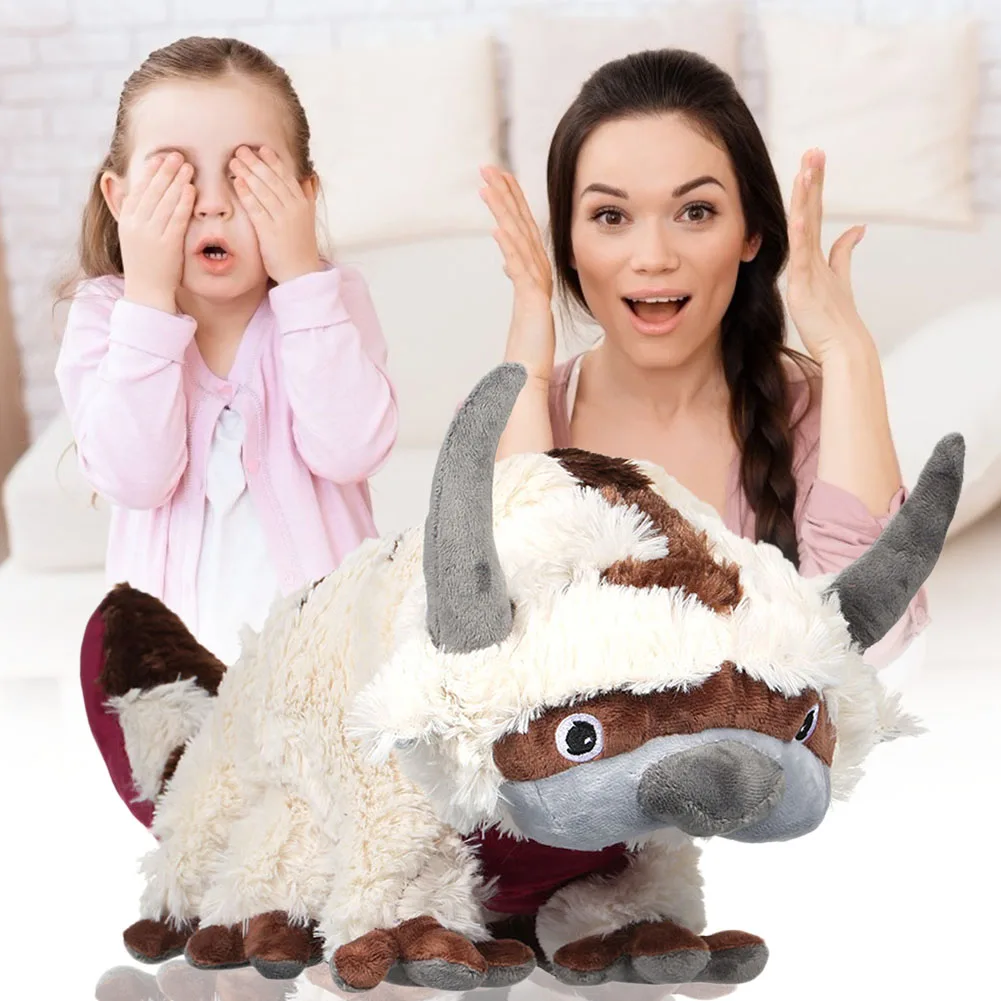 Аватар Последний Airbender God Bull Appa мультфильм аниме мягкая плюшевая кукла игрушка