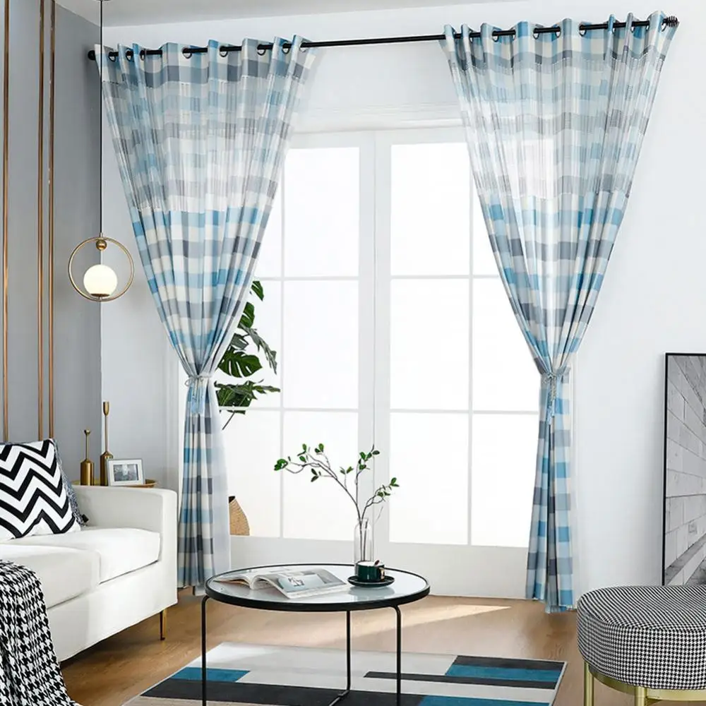 

Striped Curtain Living Room Window Balcony Bedroom Divider Drape Home Decoration