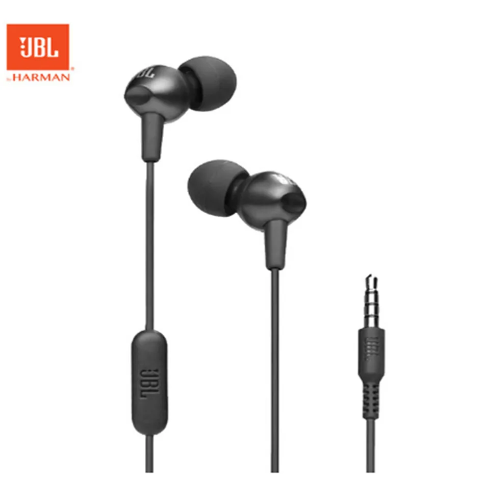 JBL C200SI 3 5 мм проводные наушники с микрофоном оригинальный Fone De Ouvido регулятор баса