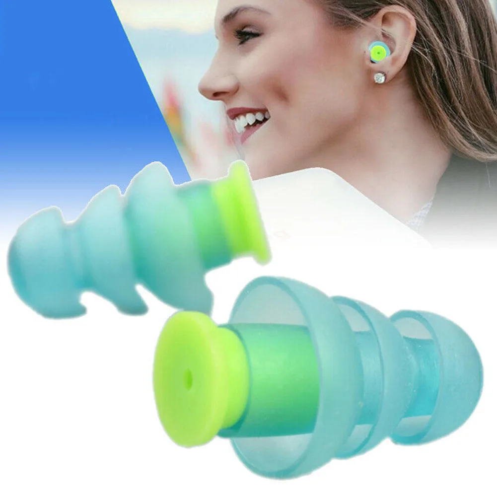

Ear Plug Reusable Concerts Home Noise Cancelling Mouldable Studying Christmas Tree Shape Sleeping Durable Portable Silicone